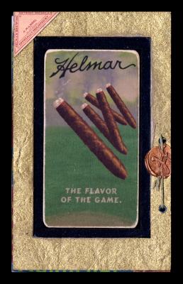 Picture, Helmar Brewing, T206-Helmar Card # 5, Zack WHEAT (HOF), Bat Over Shoulder, Brooklyn Dodgers